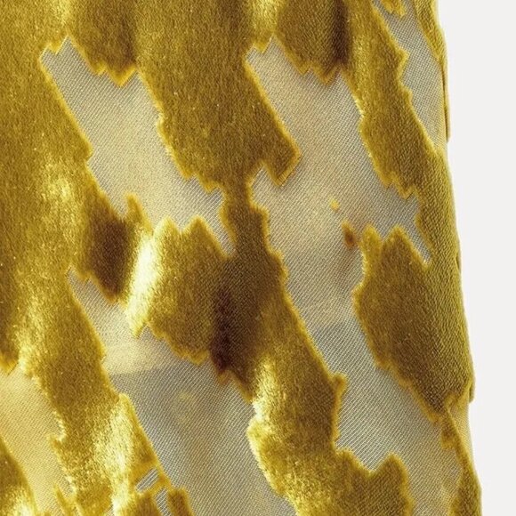 ZARA ZW COLLECTION VELVET MIDI DRESS - Picture 5 of 8